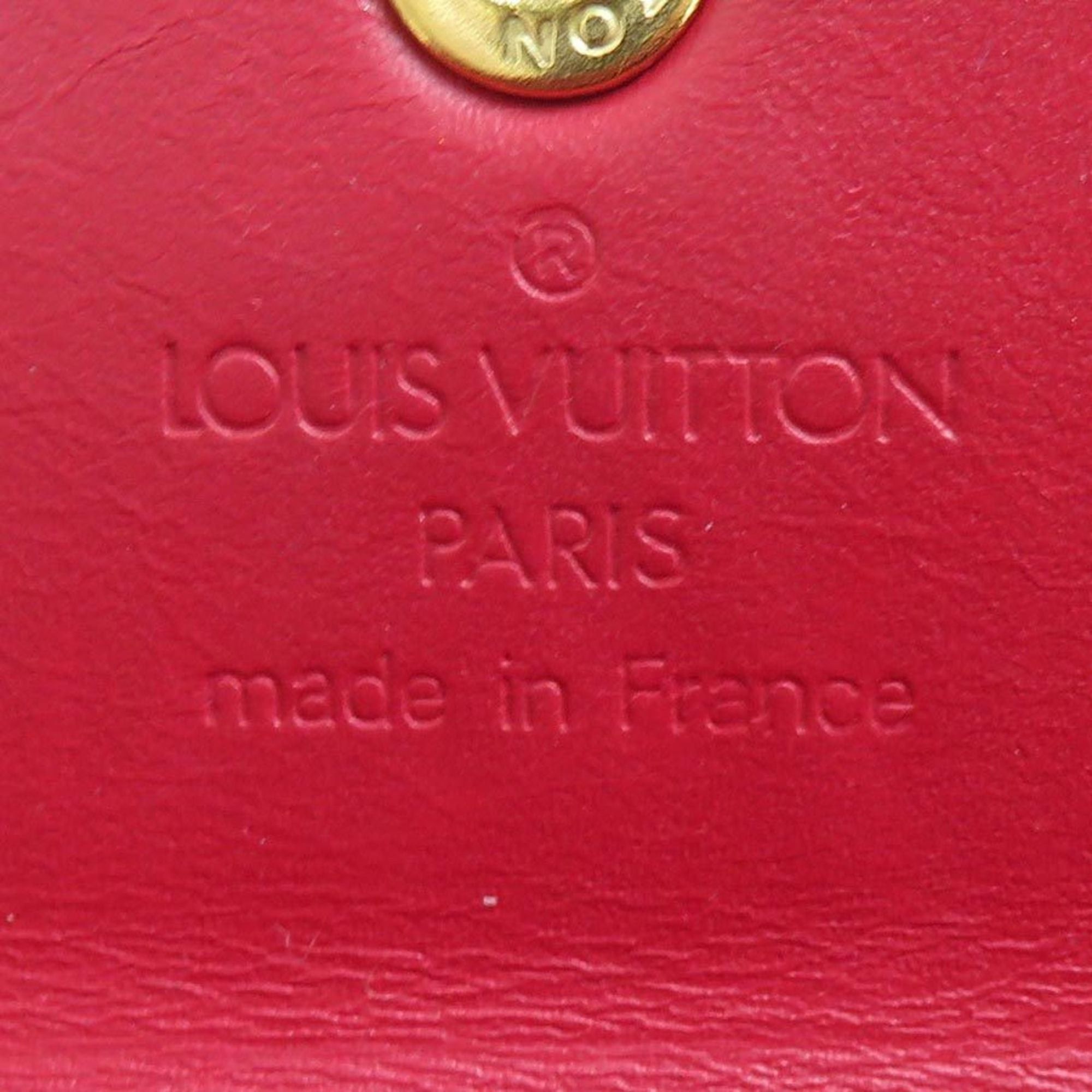 Louis Vuitton Louis Vuitton Monogram Vernis Ludlow Patent Leather Wallet with Coin Purse, Business Card Case, and Case in Dark Red Gold. Women's. M91978. Free Shipping. e61278i Size ONE SIZE - 7 Thumbnail