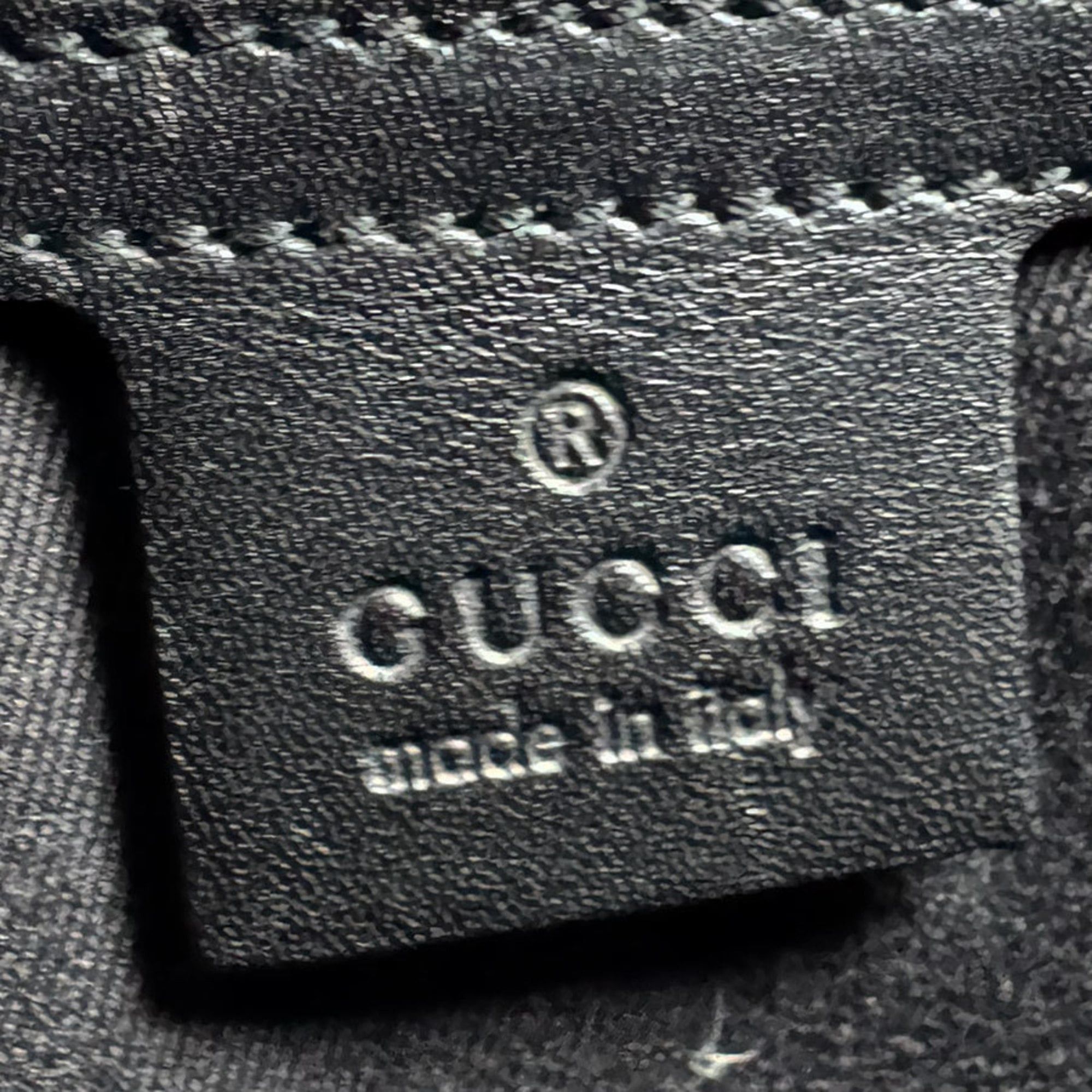 Gucci Gucci GG Canvas and Leather Shoulder Bag in Black for Men Women, Free Shipping, z8723 Size ONE SIZE - 12 Thumbnail