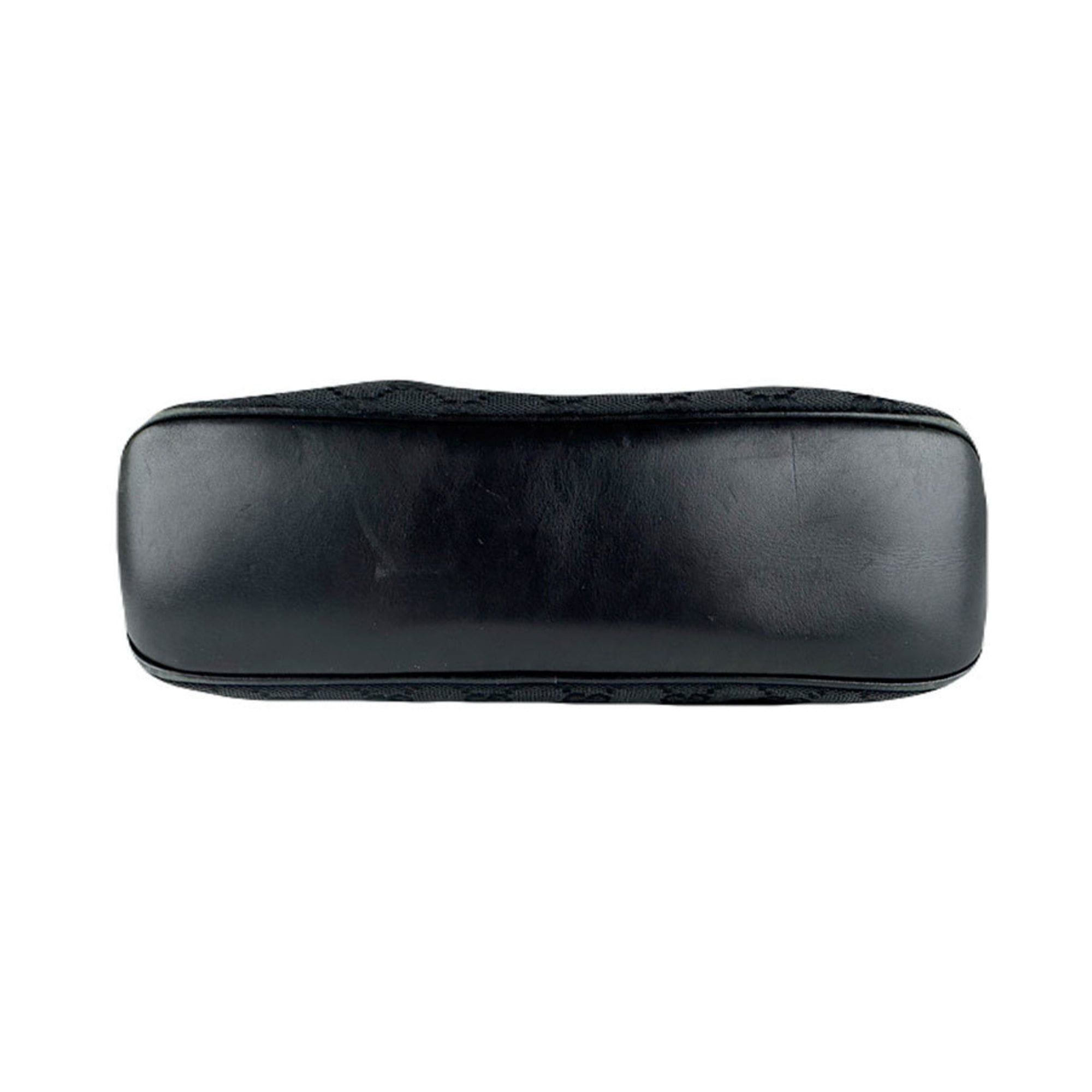 Gucci Gucci GG Canvas and Leather Shoulder Bag in Black for Men Women, Free Shipping, z8723 Size ONE SIZE - 4 Thumbnail