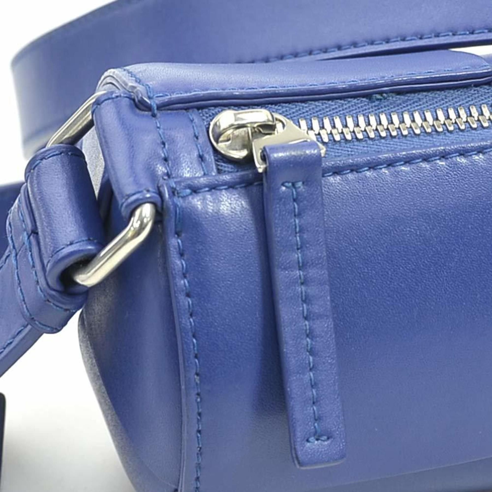 Bottega Veneta Bottega Veneta Maxi Intrecciato Small Canetto Leather Shoulder Bag in Blue for Men and Women, Free Shipping (r10865a) Size ONE SIZE - 9 Thumbnail