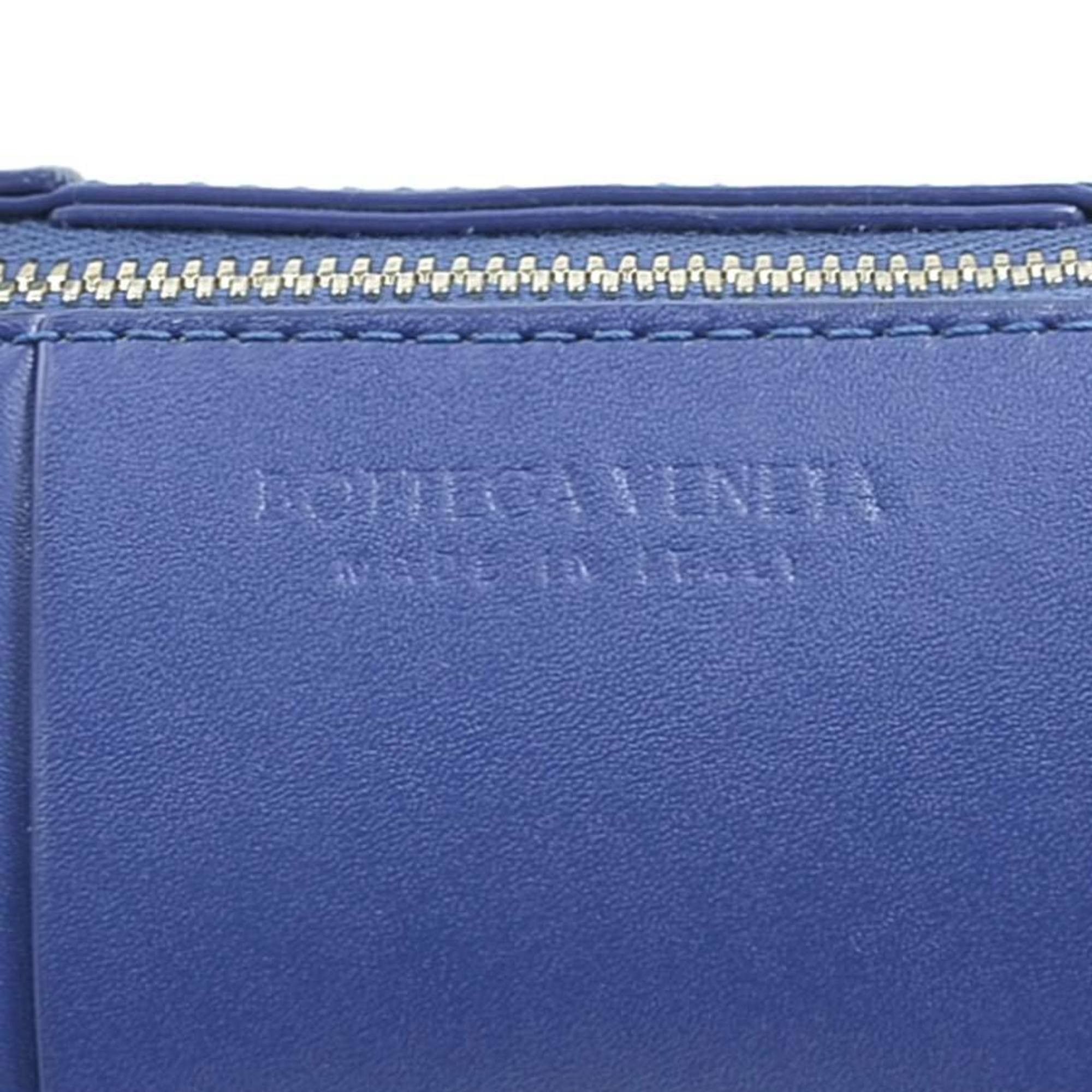 Bottega Veneta Bottega Veneta Maxi Intrecciato Small Canetto Leather Shoulder Bag in Blue for Men and Women, Free Shipping (r10865a) Size ONE SIZE - 11 Thumbnail