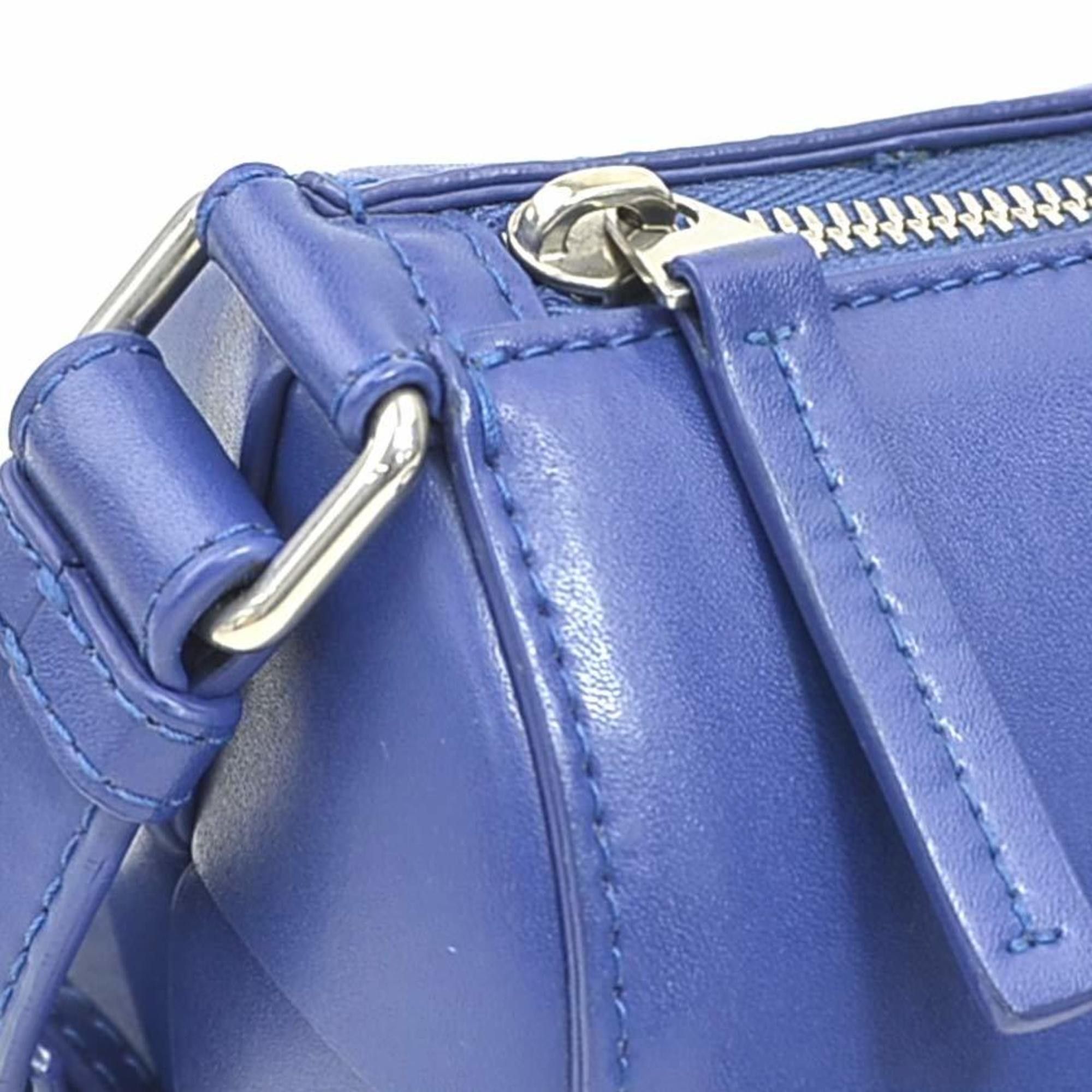 Bottega Veneta Bottega Veneta Maxi Intrecciato Small Canetto Leather Shoulder Bag in Blue for Men and Women, Free Shipping (r10865a) Size ONE SIZE - 6 Thumbnail
