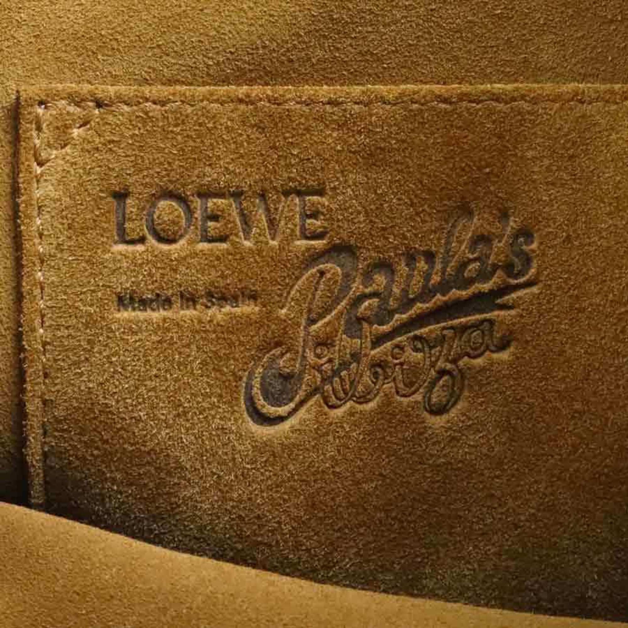 Loewe LOEWE Paula's Ibiza collaboration balloon bag, small, canvas and leather, blue brown, women's, free shipping, r10905n Size ONE SIZE - 15 Thumbnail