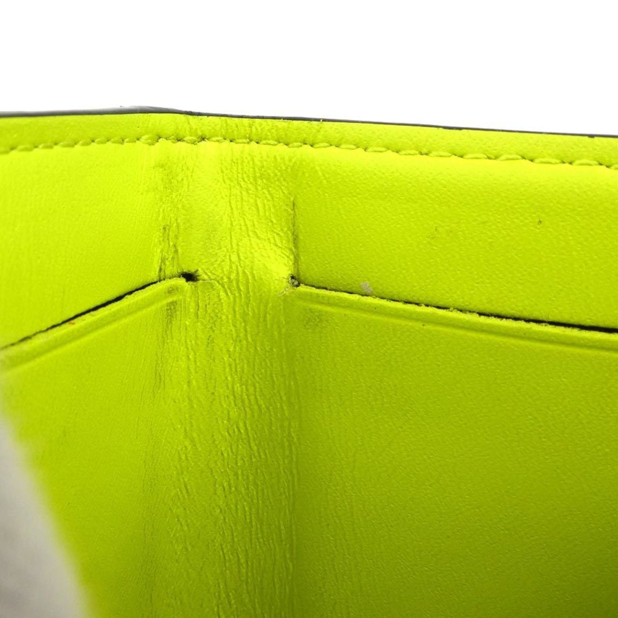 Louis Vuitton Louis Vuitton Taiga Lama Discovery Tri-fold Wallet, Compact Leather, Green Yellow and Silver, Men's, M67629, Free Shipping, e61503 Size ONE SIZE - 9 Thumbnail