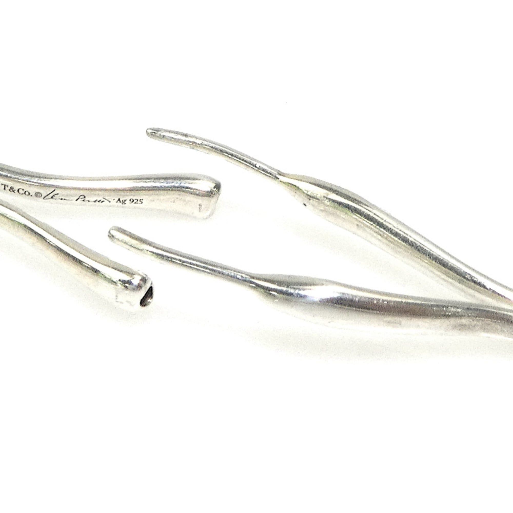 Tiffany & Co. Tiffany & Co. Open Heart Large Hoop Earrings in 925 Sterling Silver for Women, Free Shipping, h31376a Size ONE SIZE - 5 Thumbnail
