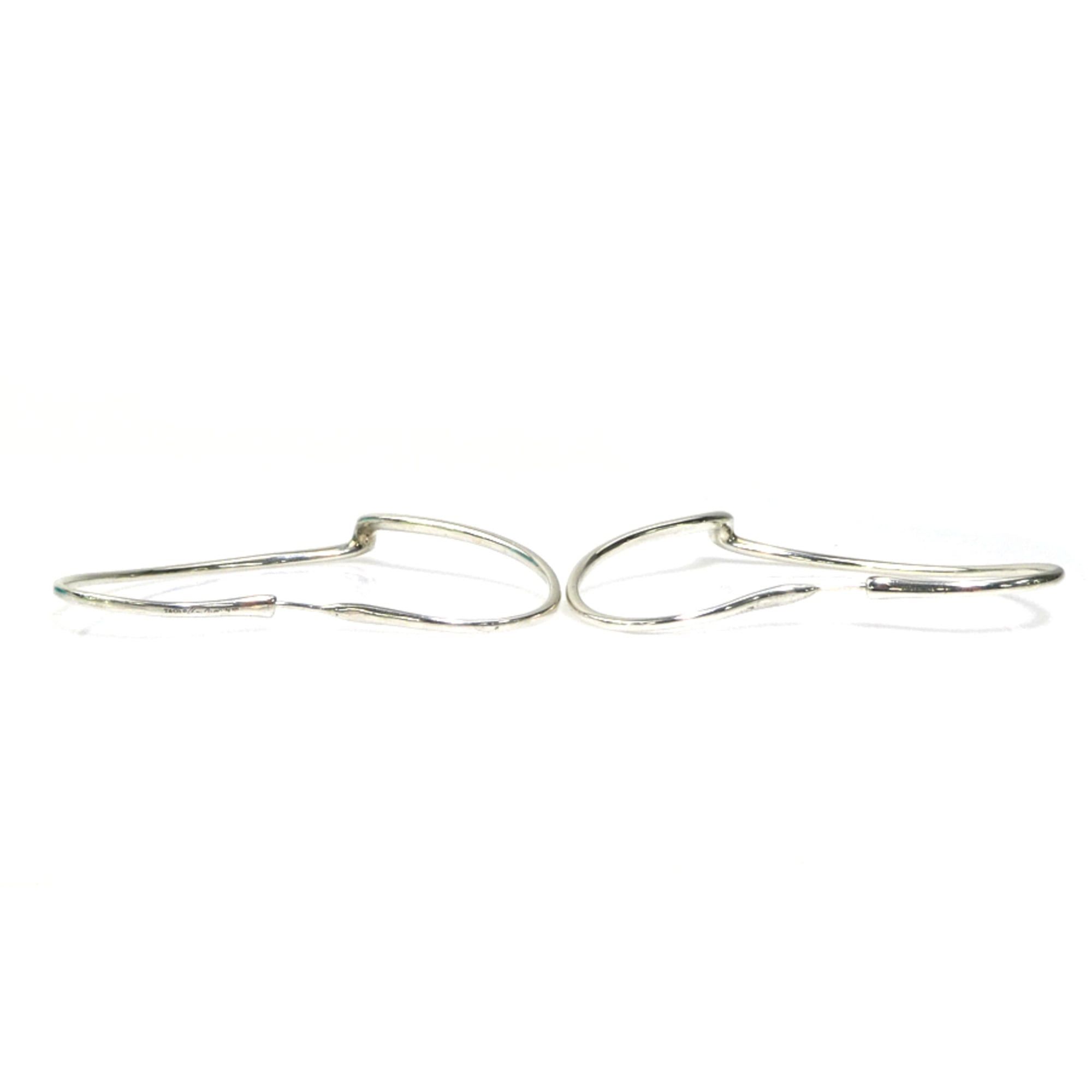 Tiffany & Co. Tiffany & Co. Open Heart Large Hoop Earrings in 925 Sterling Silver for Women, Free Shipping, h31376a Size ONE SIZE - 3 Thumbnail