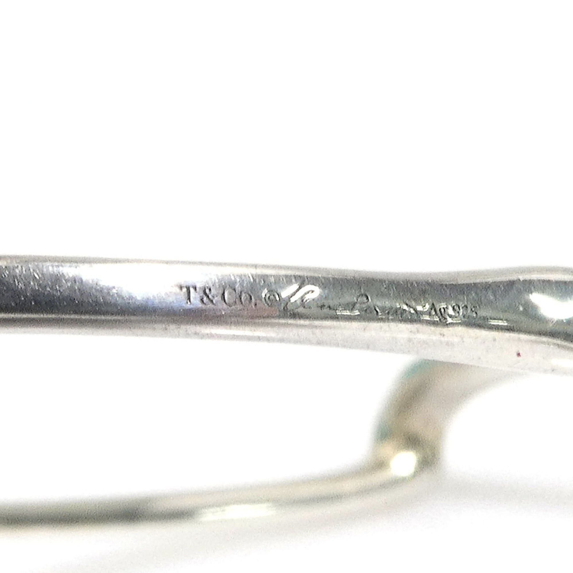 Tiffany & Co. Tiffany & Co. Open Heart Large Hoop Earrings in 925 Sterling Silver for Women, Free Shipping, h31376a Size ONE SIZE - 7 Thumbnail