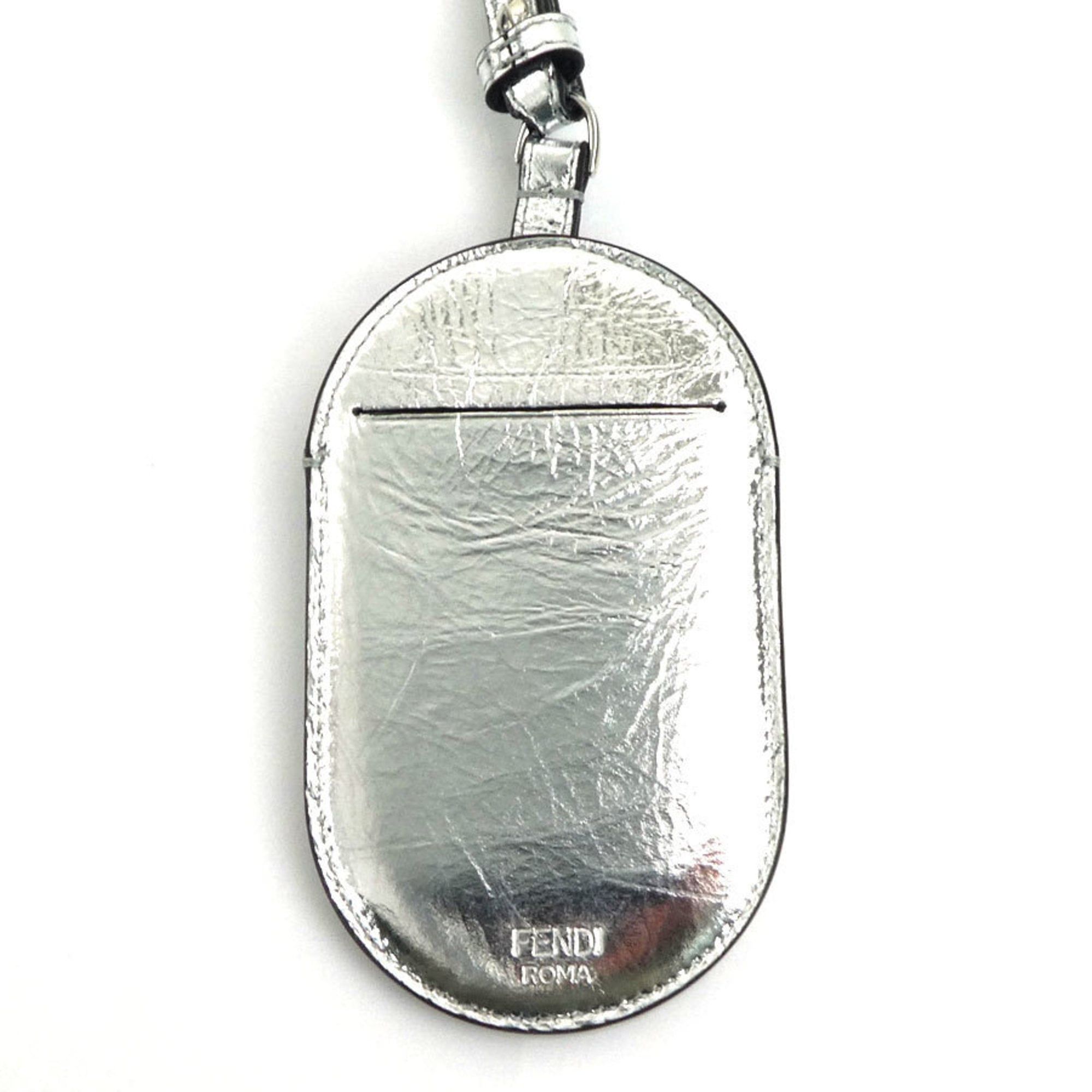 Fendi Fendi Leather Pass Case, Silver, Men's and Women's, 8M0475-AISP, Free Shipping, 56556a Size ONE SIZE - 3 Thumbnail
