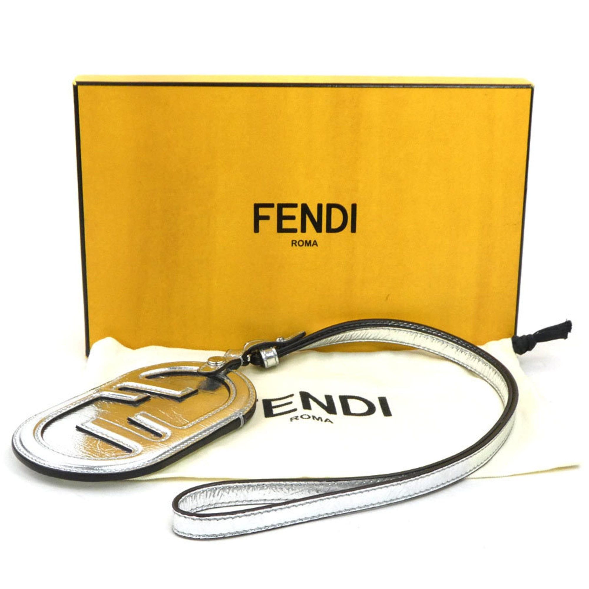 Fendi Fendi Leather Pass Case, Silver, Men's and Women's, 8M0475-AISP, Free Shipping, 56556a Size ONE SIZE - 9 Thumbnail