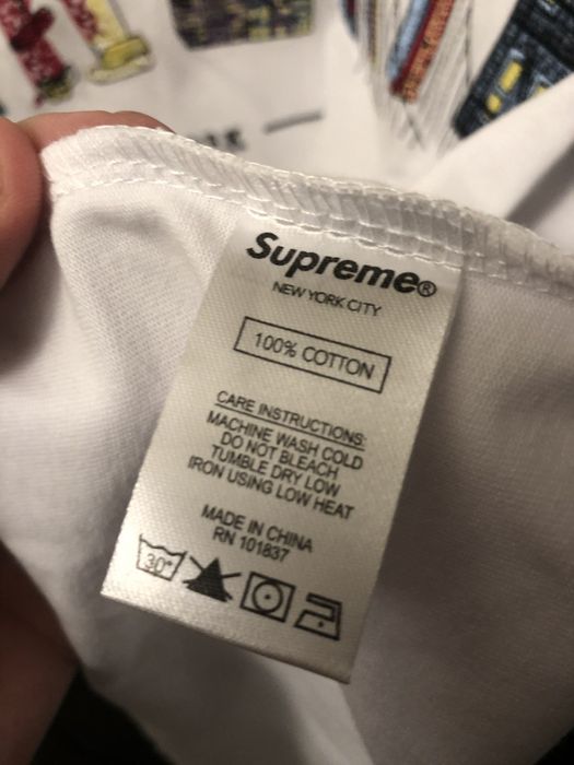 Supreme city arc online tee white