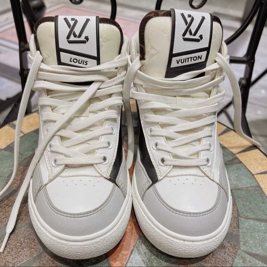 Louis Vuitton Louis Vuitton Charlie High-top Sneakers Size US 4 / IT 34 - 2 Thumbnail