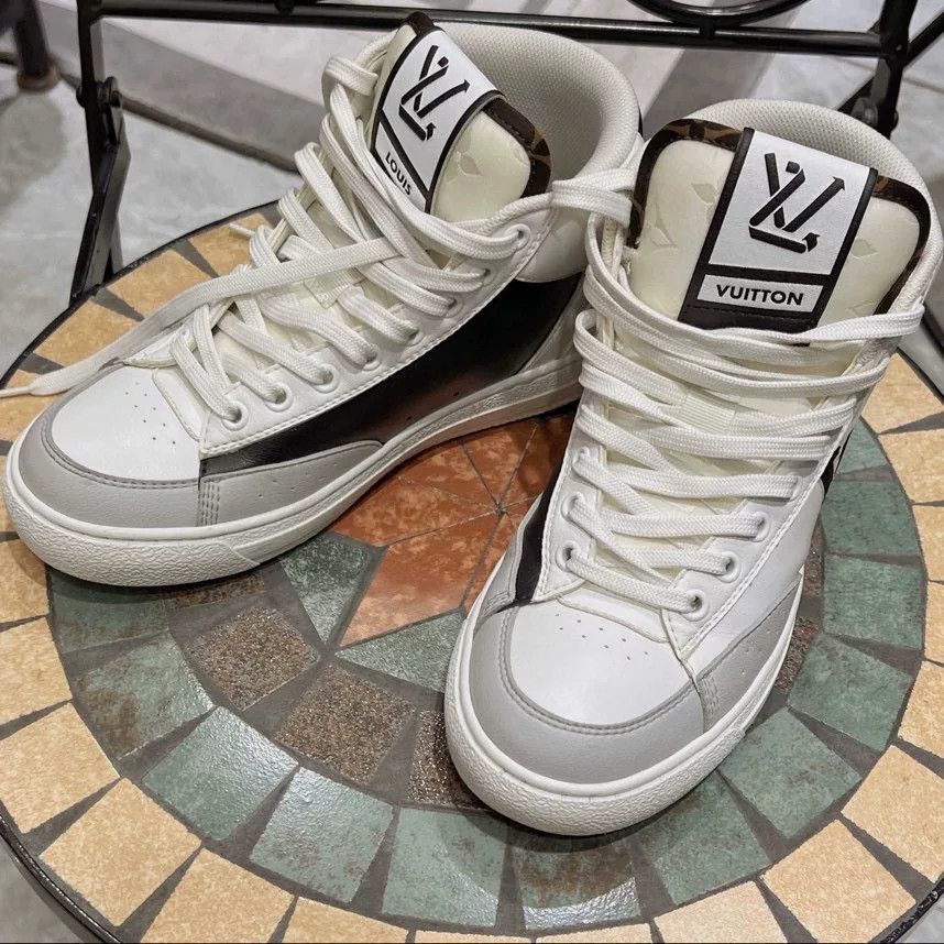 Louis Vuitton Louis Vuitton Charlie High-top Sneakers Size US 4 / IT 34 - 3 Thumbnail