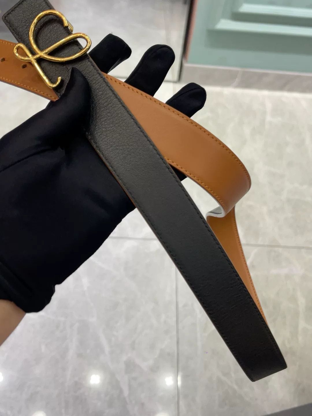 Loewe Loewe Authentic Leather Belt Size ONE SIZE - 2 Thumbnail