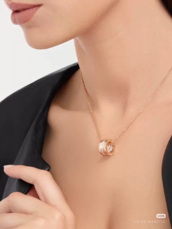 Bvlgari Bulgari B.ZERO1 18k Rose Gold Necklace Size ONE SIZE - 9 Thumbnail