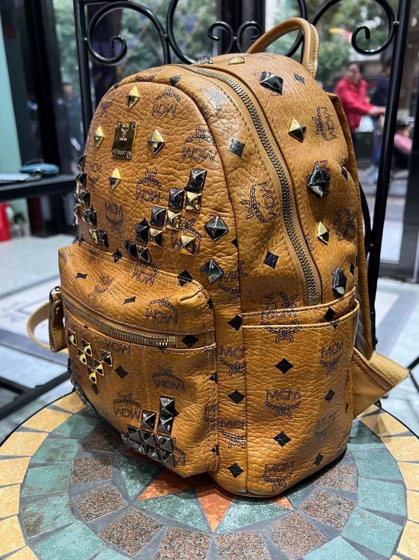 MCM MCM Classic Cognac Backpack Size ONE SIZE - 3 Thumbnail
