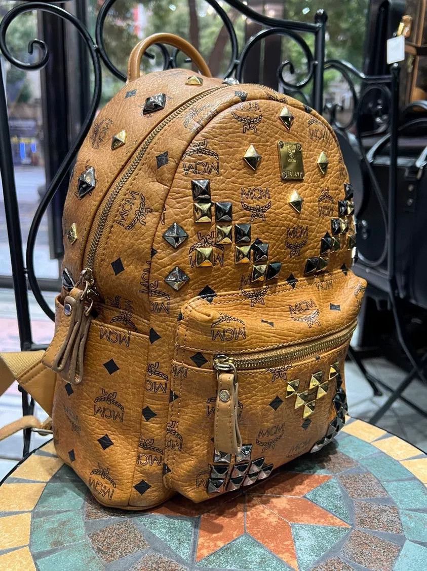 MCM MCM Classic Cognac Backpack Size ONE SIZE - 4 Thumbnail