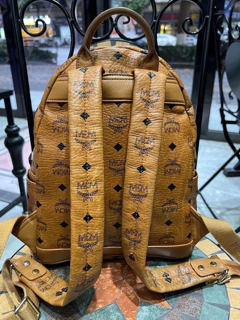 MCM MCM Classic Cognac Backpack Size ONE SIZE - 2 Thumbnail