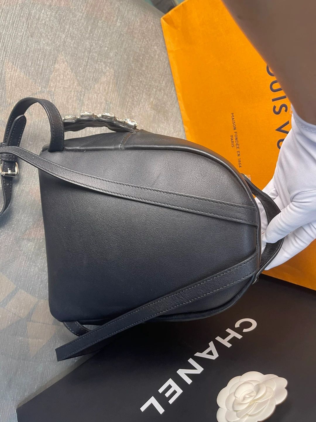 Fendi Fendi By The Way Small Diamond Backpack Size ONE SIZE - 4 Thumbnail
