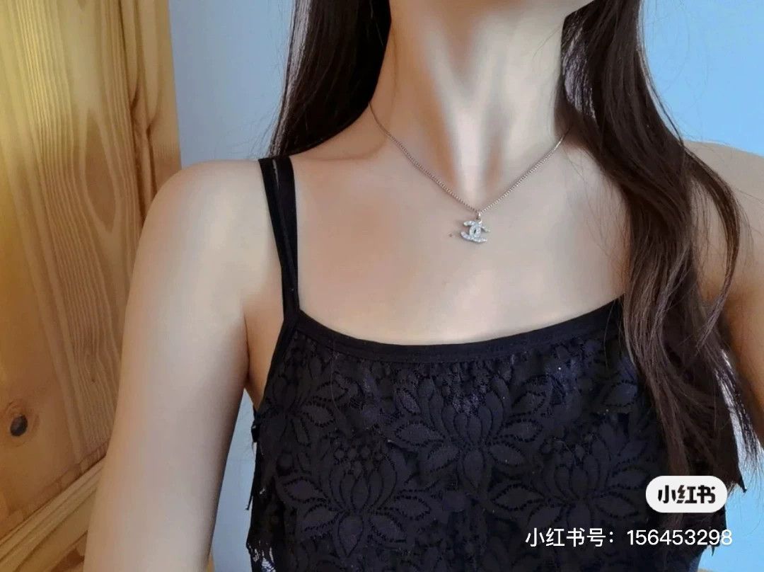 Chanel Chanel Diamond Double C Necklace Size ONE SIZE - 6 Thumbnail