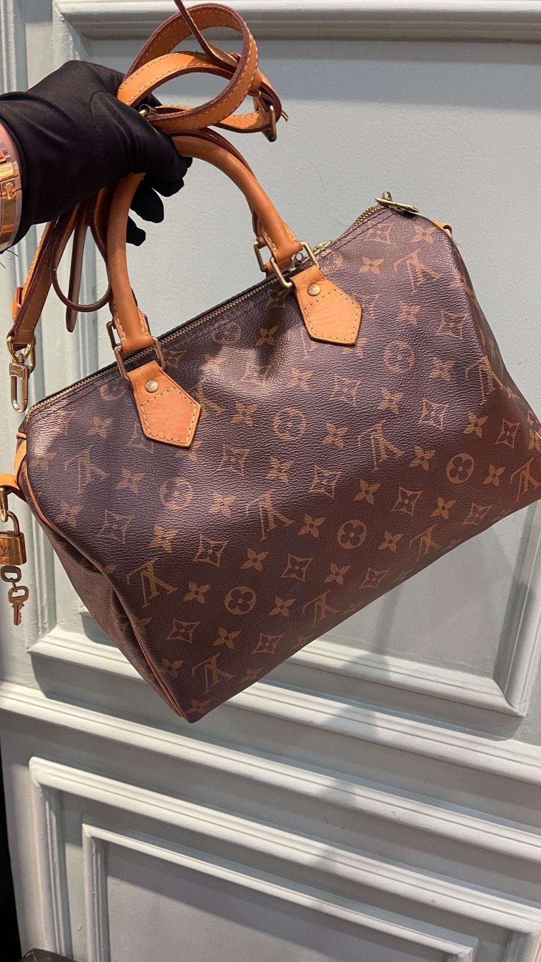Louis Vuitton Louis Vuitton Monogram Speedy 30 Bag Size ONE SIZE - 4 Thumbnail