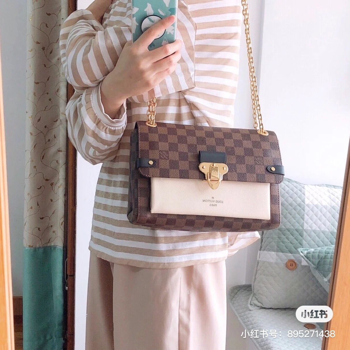 Louis Vuitton Louis Vuitton Damier Ebene Vivian Bag Size ONE SIZE - 5 Thumbnail