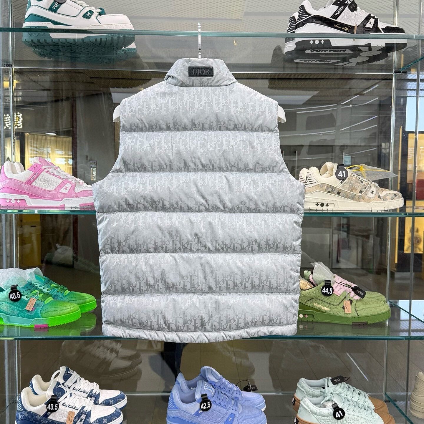 Dior New Monogram Logo Down Vest