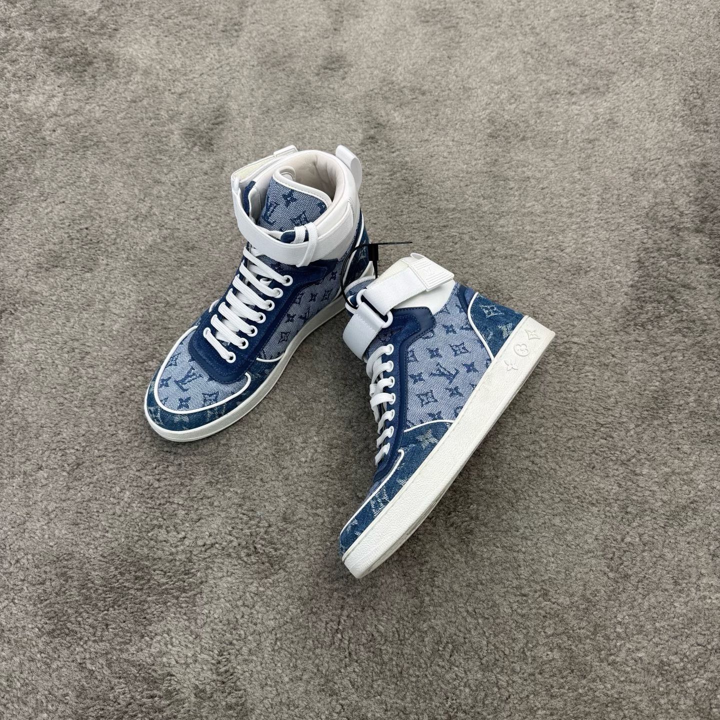 Louis Vuitton Louis Vuitton Boombox Monogram High-Top Sneakers Size US 6 / IT 36 - 2 Thumbnail