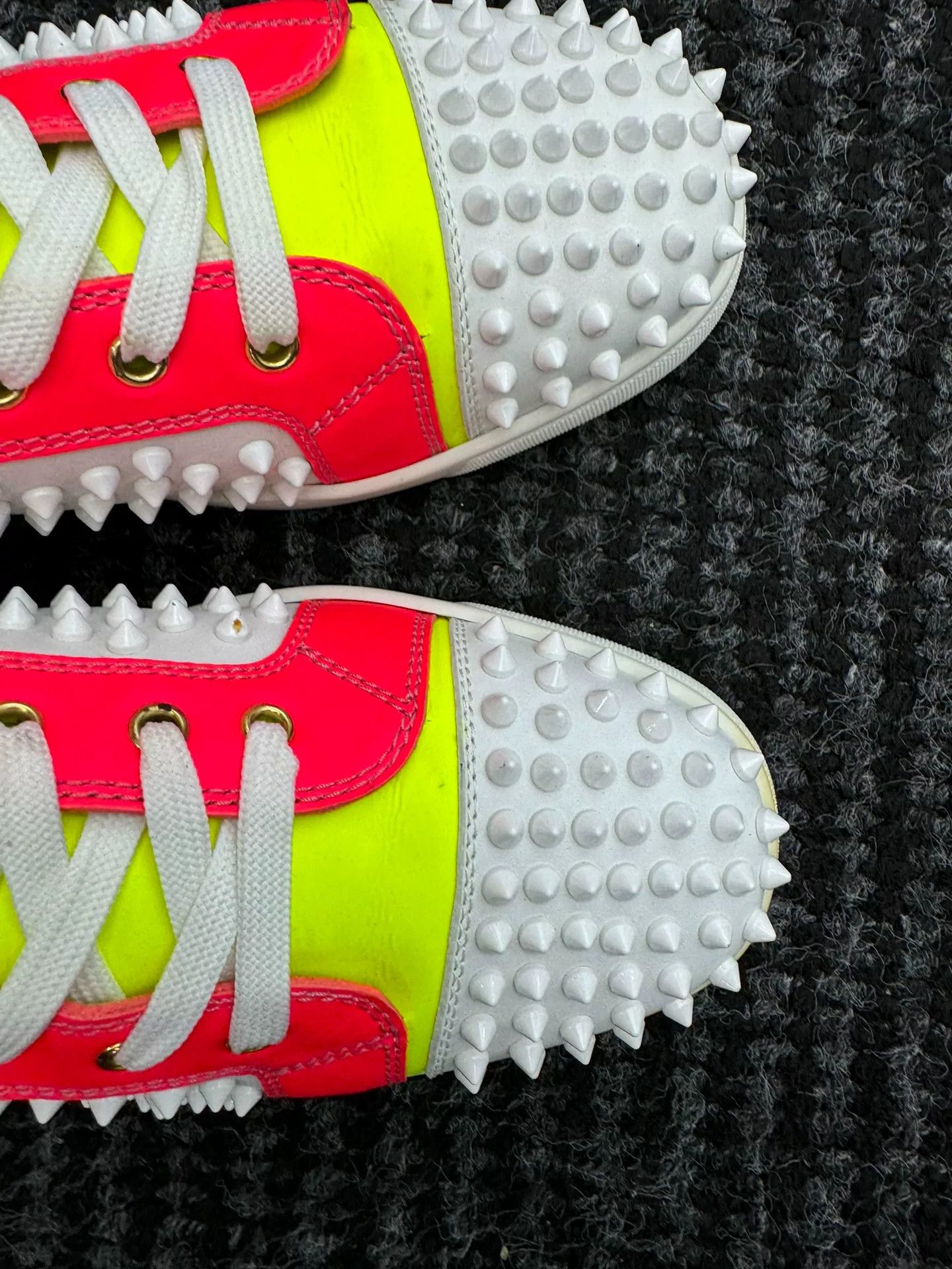 Christian Louboutin Men's Christian Louboutin High-Top Studded Shoes Size US 9.5 / EU 42-43 - 3 Thumbnail