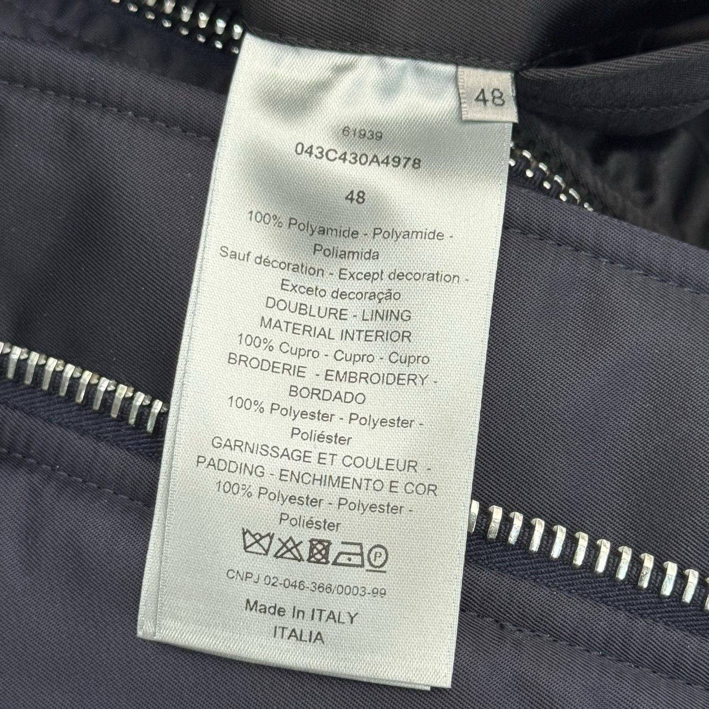Dior DIOR New Satin Colorblock Baseball Jacket Size US M / EU 48-50 / 2 - 3 Thumbnail