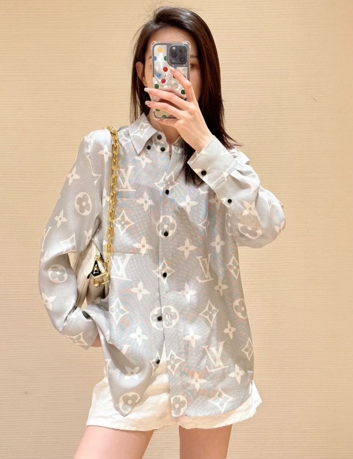 Louis Vuitton Louis Vuitton Flight Mode FW22 Logo Shirt Size XS / US 0-2 / IT 36-38 - 3 Thumbnail