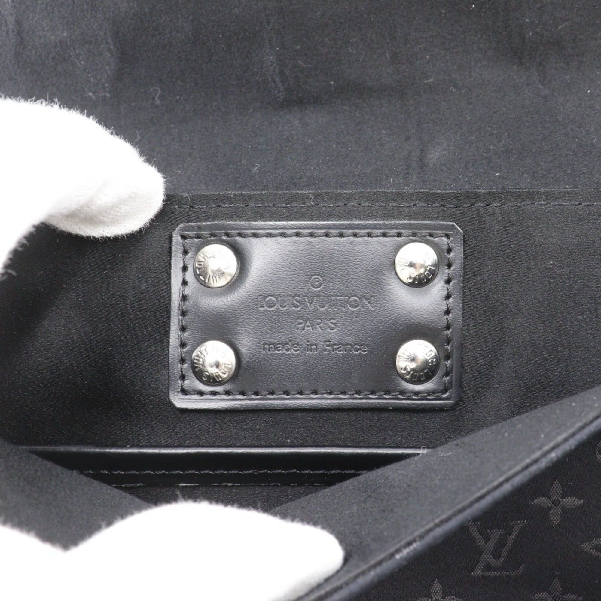 Louis Vuitton Louis Vuitton Musette Shoulder Bag, Comte de Fée, M92273, Monogram Satin, Vernis, and Porcelain, 2002, Black, SR0032, A5, Magnetic closure, Women's Size ONE SIZE - 15 Thumbnail