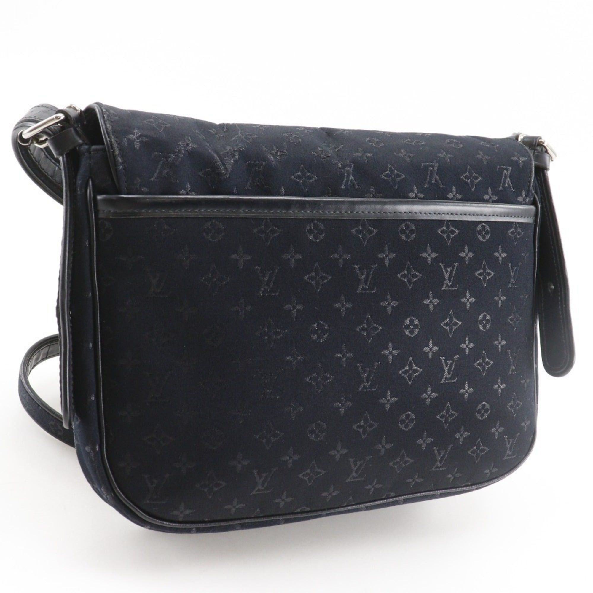 Louis Vuitton Louis Vuitton Musette Shoulder Bag, Comte de Fée, M92273, Monogram Satin, Vernis, and Porcelain, 2002, Black, SR0032, A5, Magnetic closure, Women's Size ONE SIZE - 3 Thumbnail