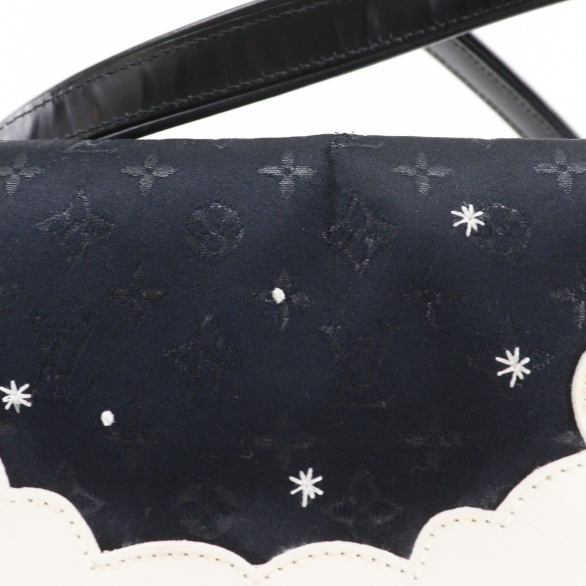 Louis Vuitton Louis Vuitton Musette Shoulder Bag, Comte de Fée, M92273, Monogram Satin, Vernis, and Porcelain, 2002, Black, SR0032, A5, Magnetic closure, Women's Size ONE SIZE - 11 Thumbnail
