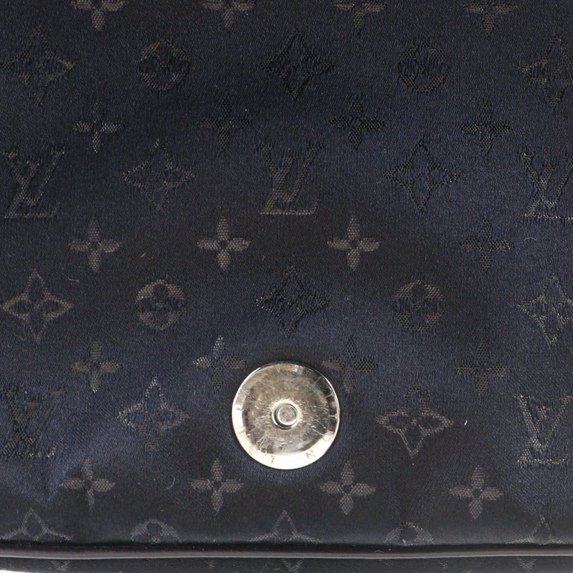 Louis Vuitton Louis Vuitton Musette Shoulder Bag, Comte de Fée, M92273, Monogram Satin, Vernis, and Porcelain, 2002, Black, SR0032, A5, Magnetic closure, Women's Size ONE SIZE - 14 Thumbnail