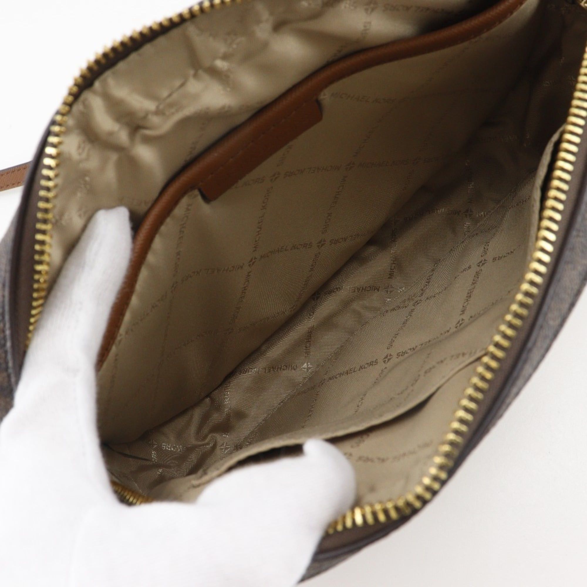 Michael Kors Michael Kors Jet Set Shoulder Bag, MK Signature, 35S1GTTC9B, PVC, Brown, Women's Size ONE SIZE - 5 Thumbnail