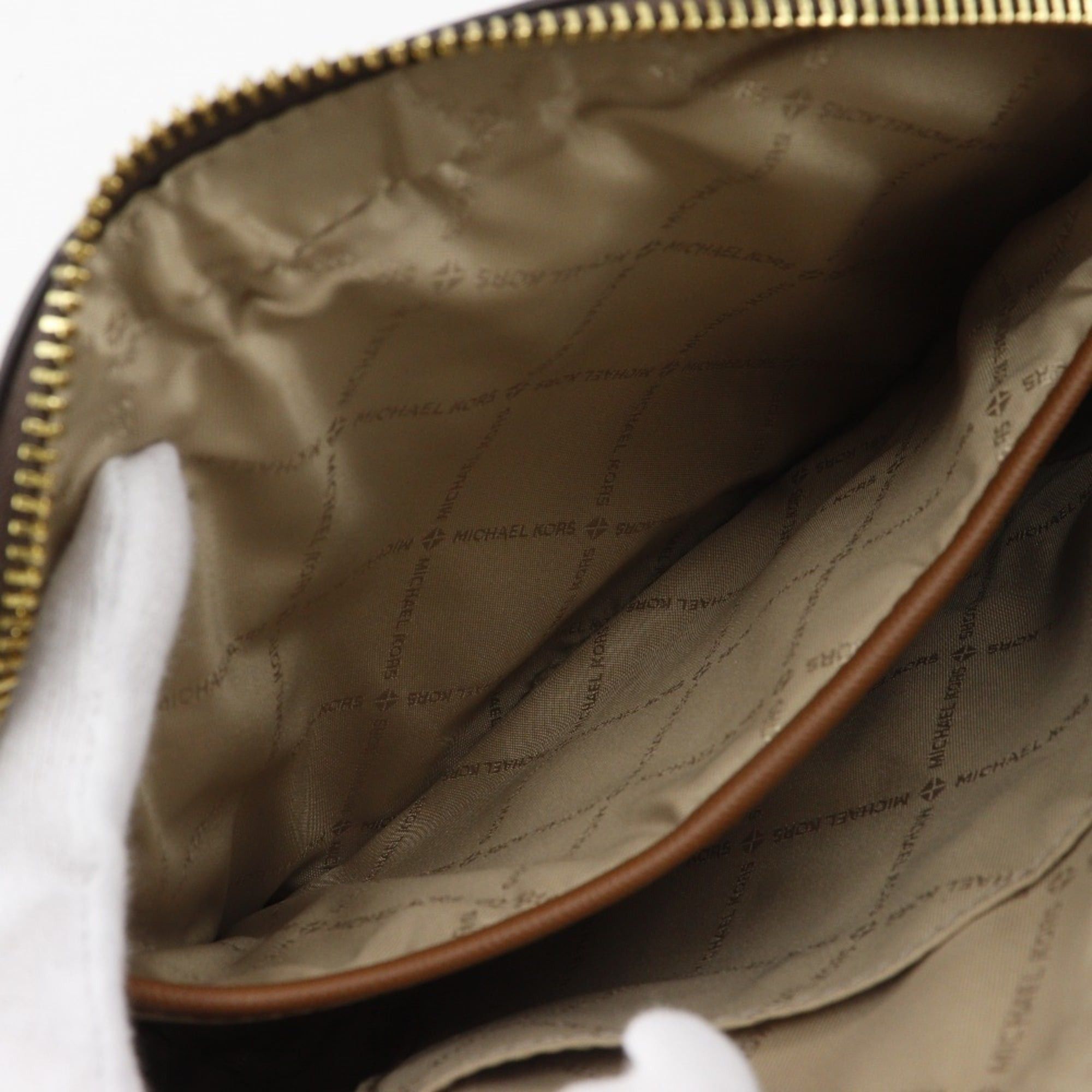 Michael Kors Michael Kors Jet Set Shoulder Bag, MK Signature, 35S1GTTC9B, PVC, Brown, Women's Size ONE SIZE - 6 Thumbnail