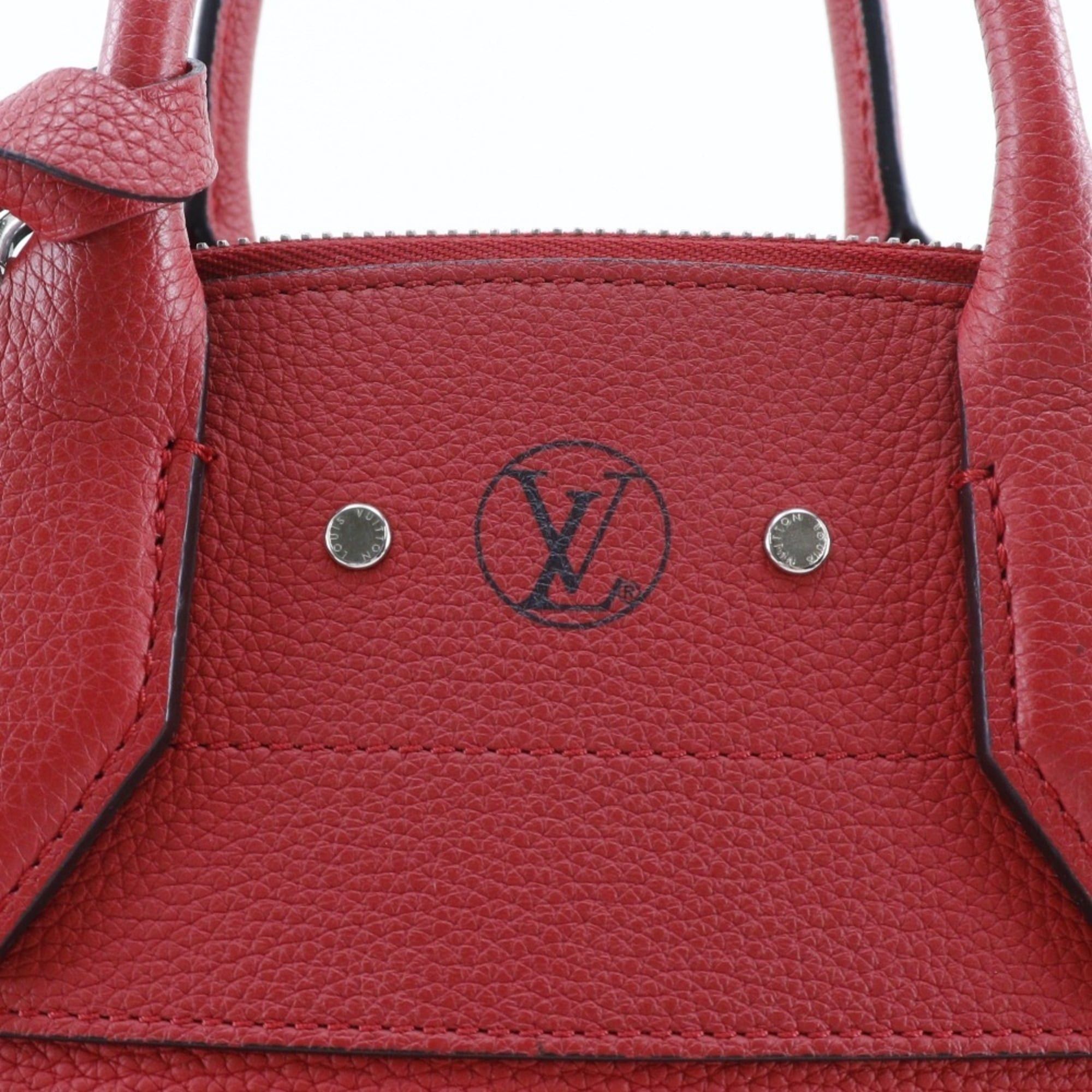 Louis Vuitton Louis Vuitton City Steamer PM handbag/2-way shoulder bag M53030 in calfskin rouge (red, 2017) DU0127, 2-way, A5 size, open-top, for women. Size ONE SIZE - 14 Thumbnail