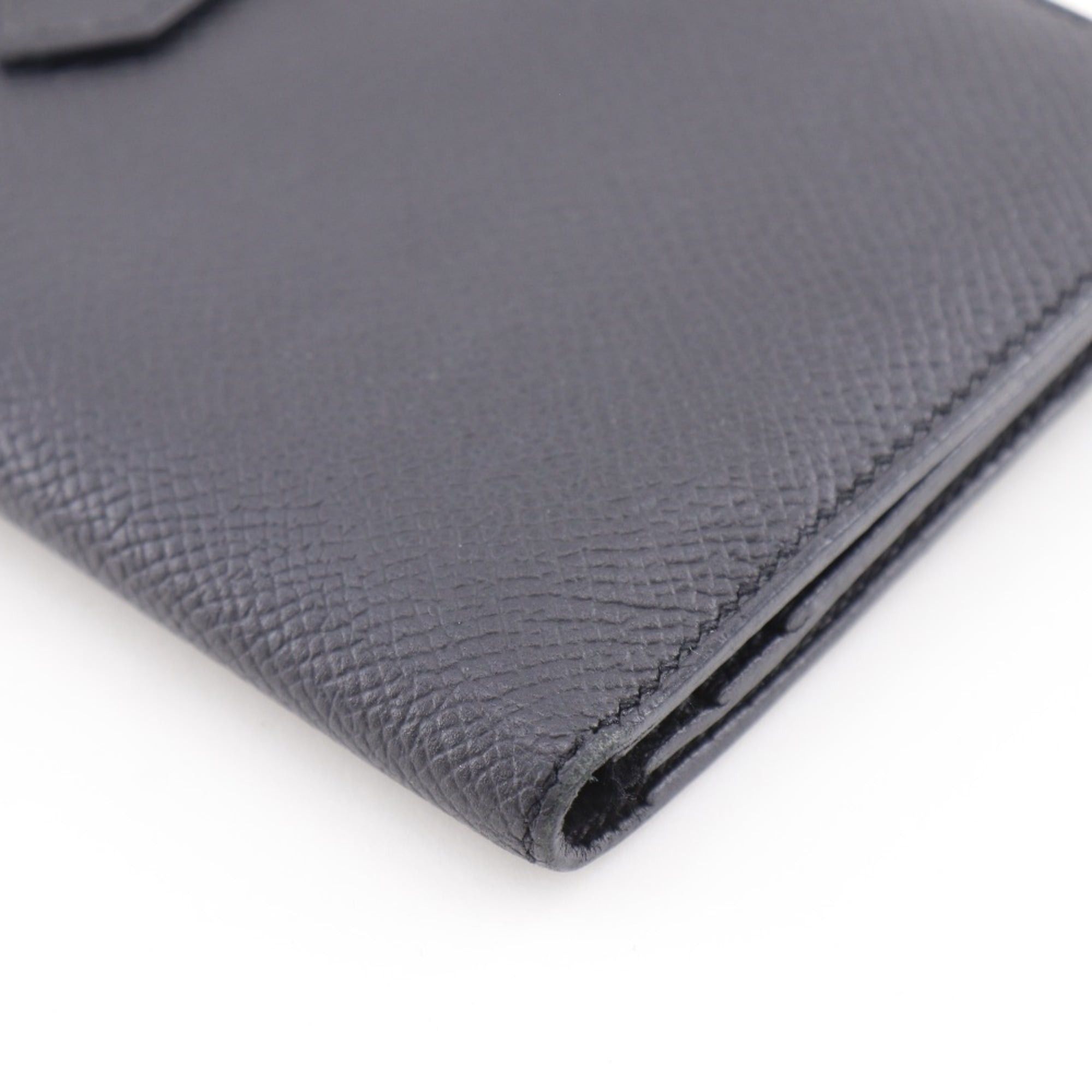 Hermes Hermes Hermès Beansufla long wallet in Epsom leather, 2016, black with belt clasp, unisex Size ONE SIZE - 5 Thumbnail
