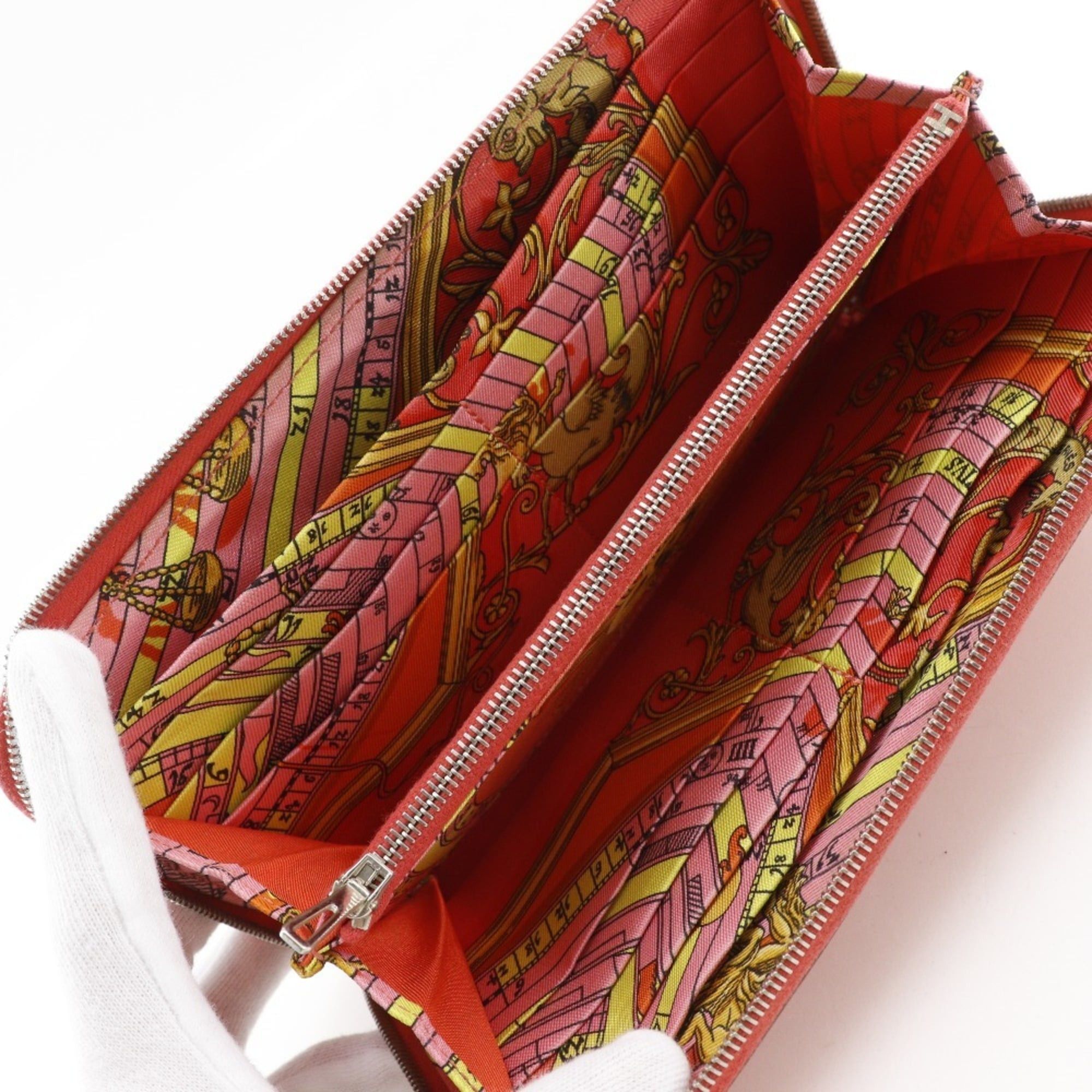 Hermes Hermes Hermès Azap Long Silk-in Wallet in Epsom Leather, Rose Jaipur, 2013, Pink, Women's Size ONE SIZE - 6 Thumbnail