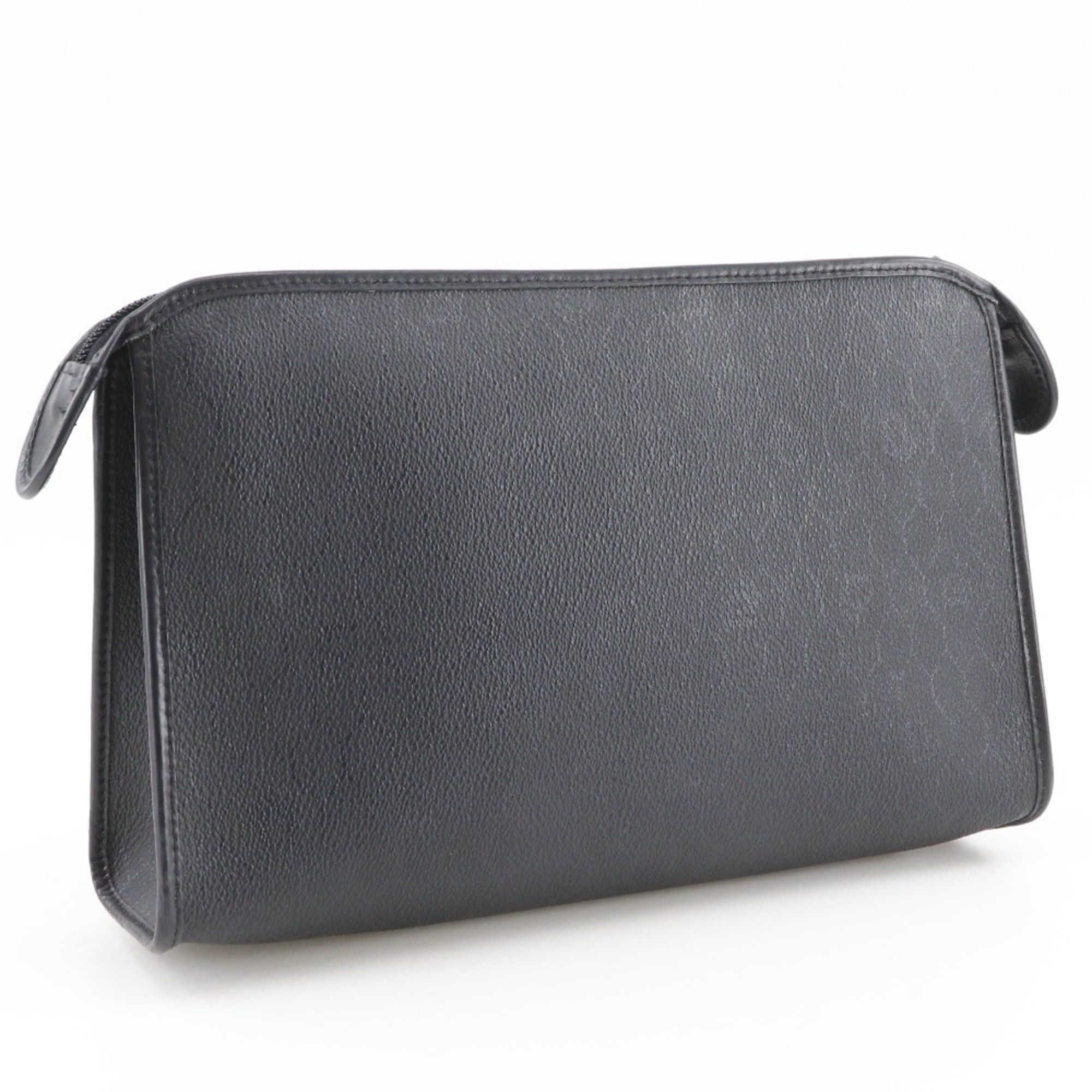 Dior Christian Dior Old Clutch Bag, Honeycomb Pattern, Vintage PVC, Black, A5, Dior, Women's Size ONE SIZE - 3 Thumbnail