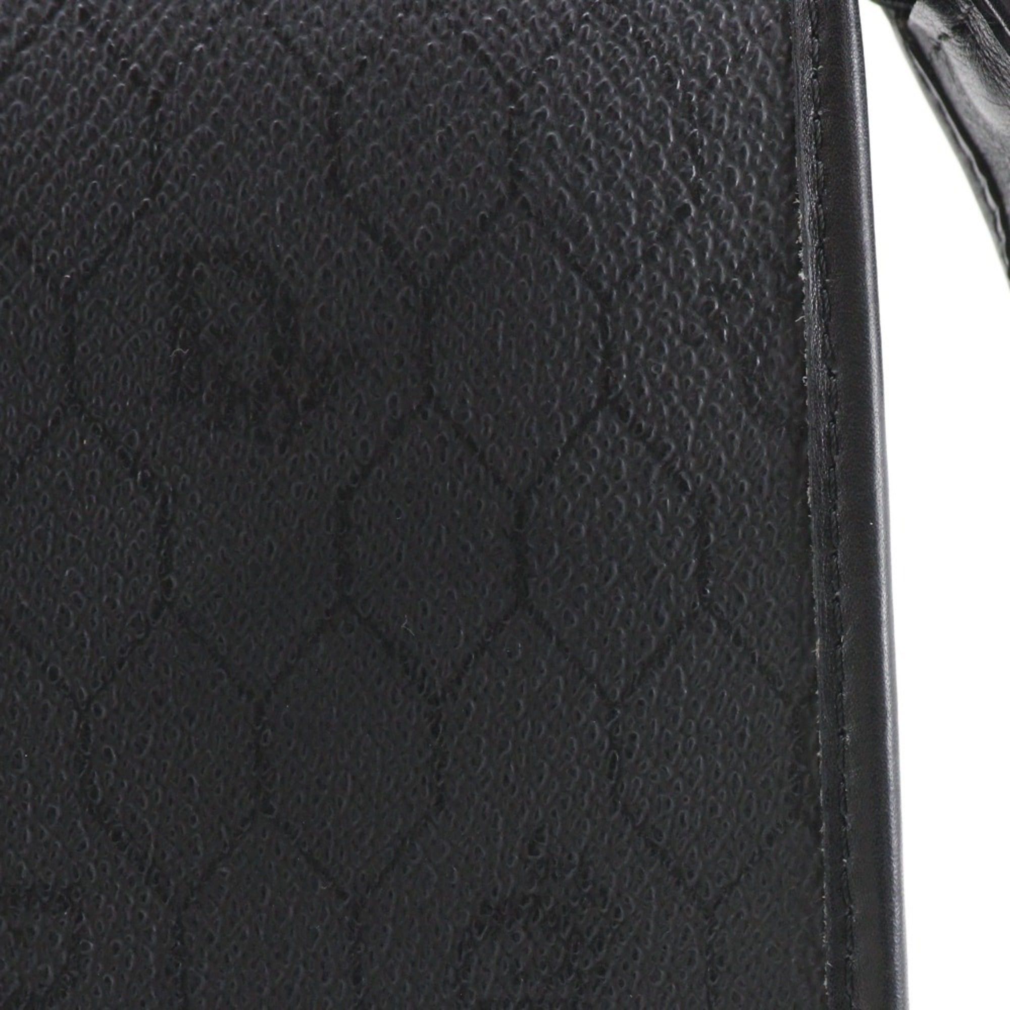 Dior Christian Dior Old Clutch Bag, Honeycomb Pattern, Vintage PVC, Black, A5, Dior, Women's Size ONE SIZE - 15 Thumbnail