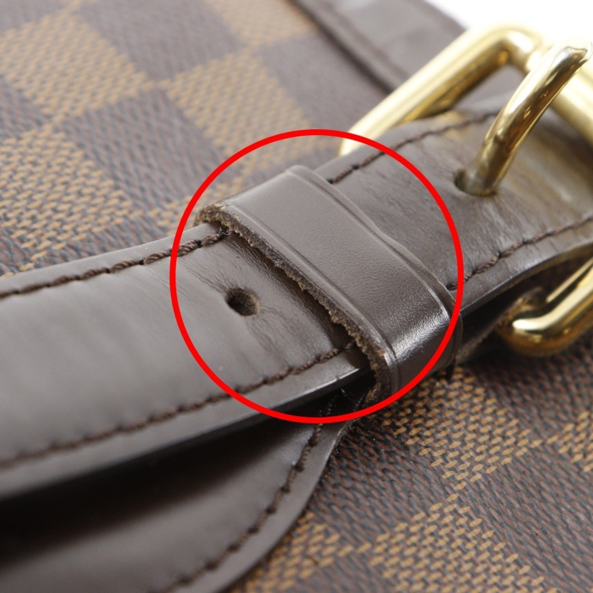 Louis Vuitton Louis Vuitton Hampstead MM Tote Bag N51204 Damier Canvas 2011 Brown CA0191 A4 Open Women's Size ONE SIZE - 15 Thumbnail