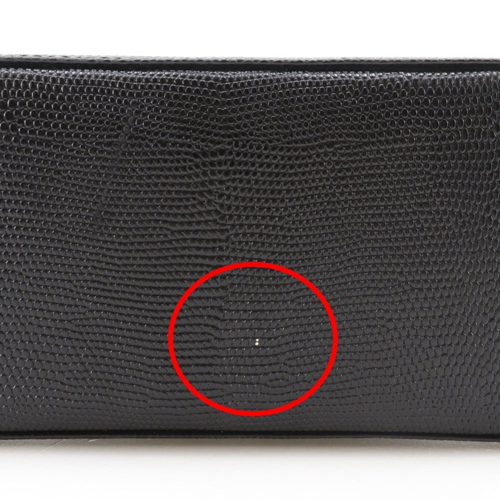 Salvatore Ferragamo Salvatore Ferragamo Vara Ribbon Handbag BA214178, Embossed Leather, Black, Magnetic closure, Women's Size ONE SIZE - 9 Thumbnail