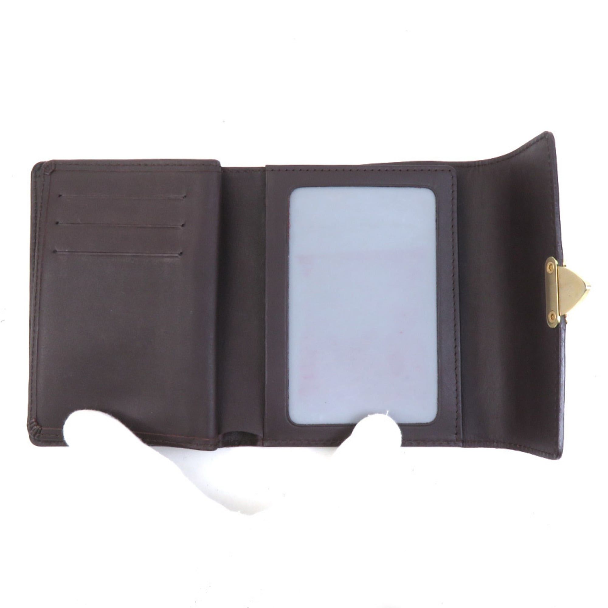 Louis Vuitton Louis Vuitton Monogram Vernis Portefeuille Koala Tri-fold Wallet in Amaranth and Gold, Women's, M93520, Free Shipping, e61521 Size ONE SIZE - 6 Thumbnail