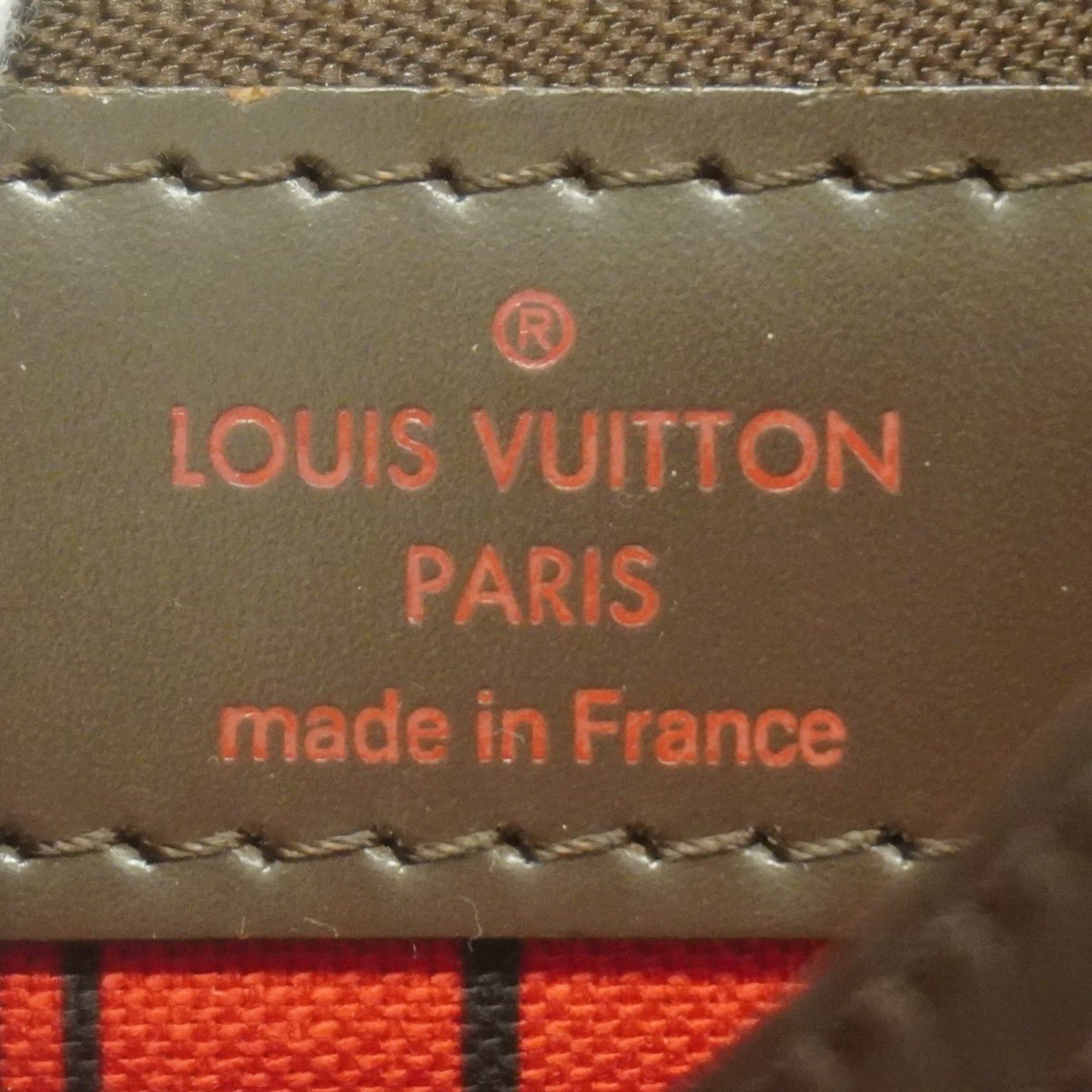 Louis Vuitton Damier Neverfull MM Tote Bag N51105 Ebene Women's