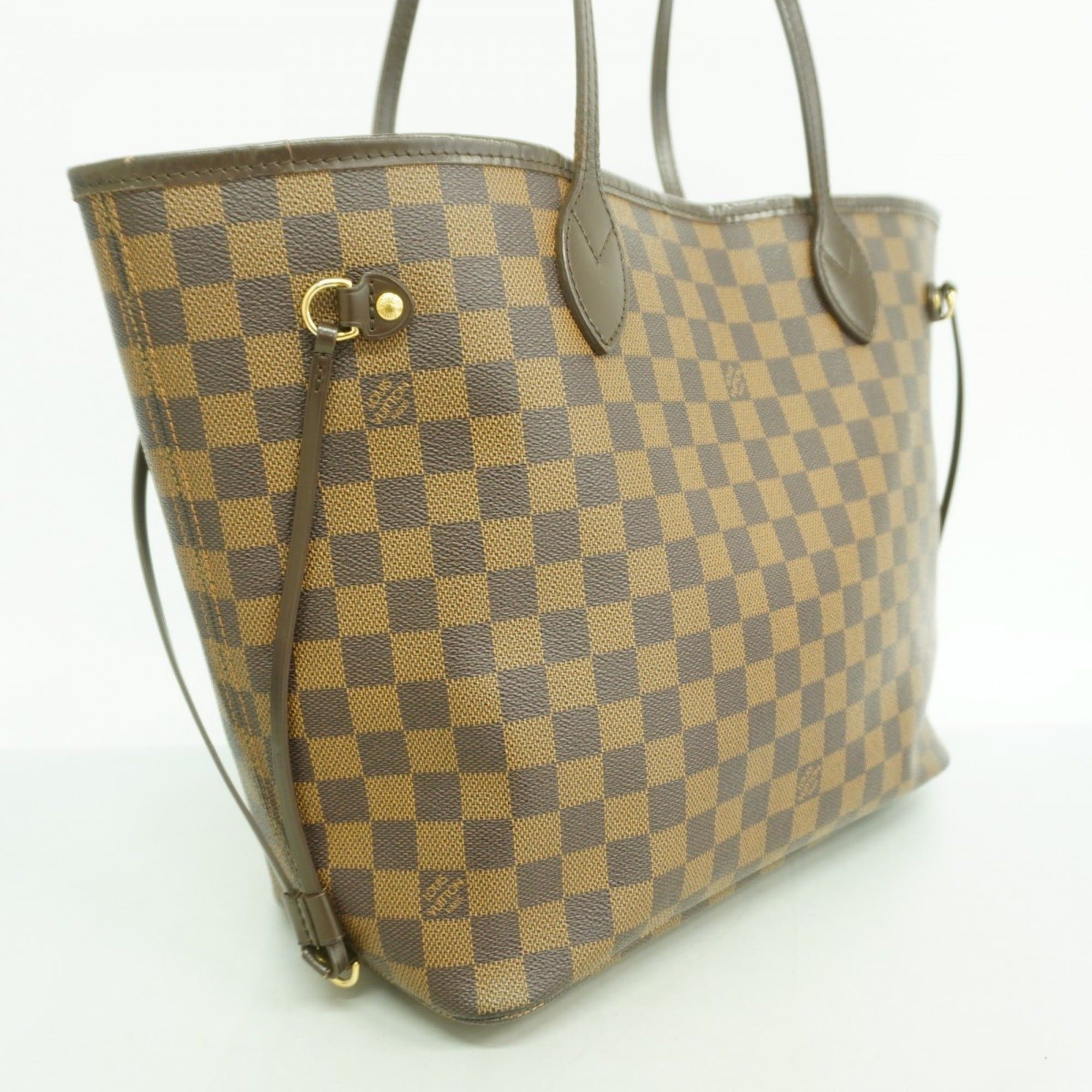 Louis Vuitton Damier Neverfull MM Tote Bag N51105 Ebene Women's