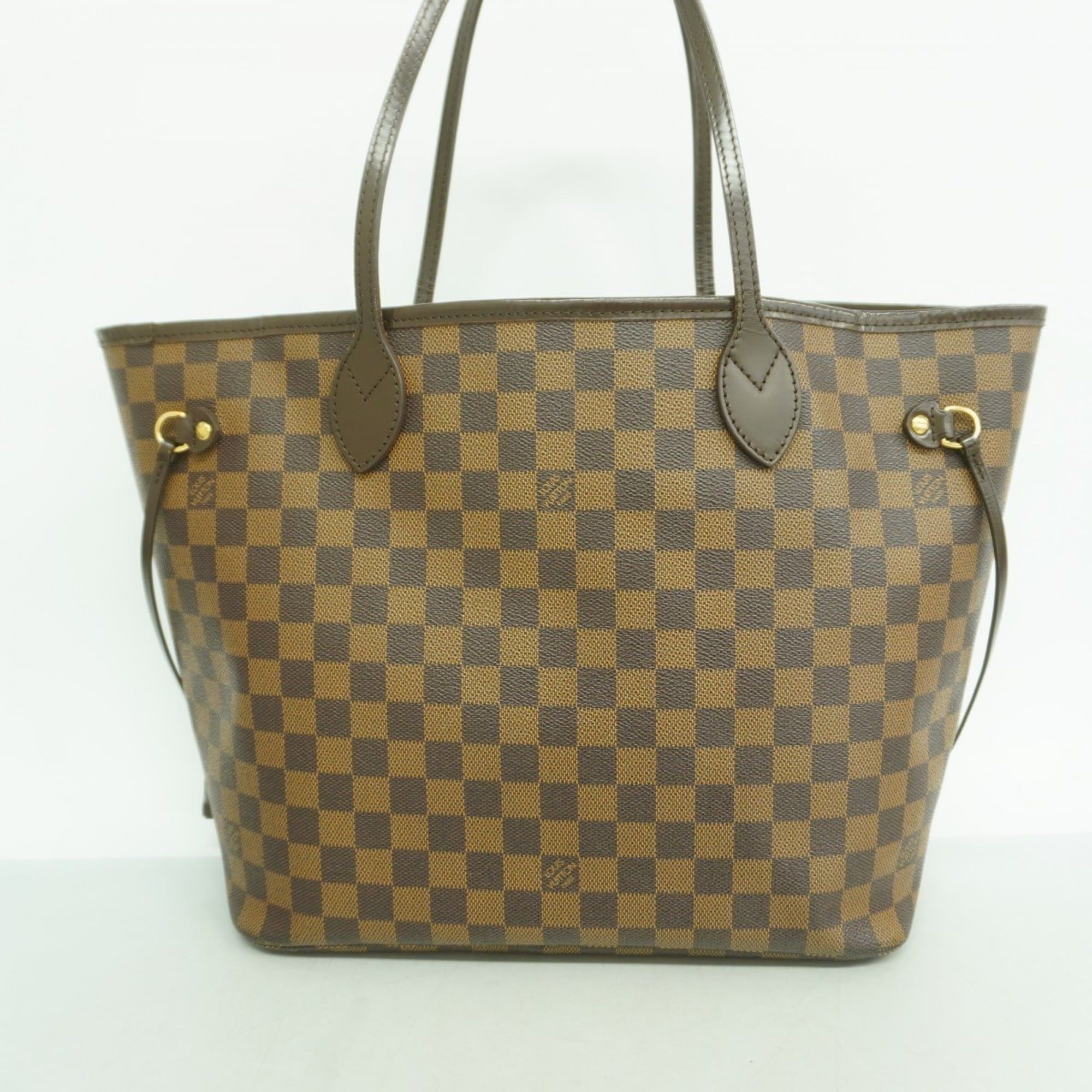 Louis Vuitton Damier Neverfull MM Tote Bag N51105 Ebene Women's