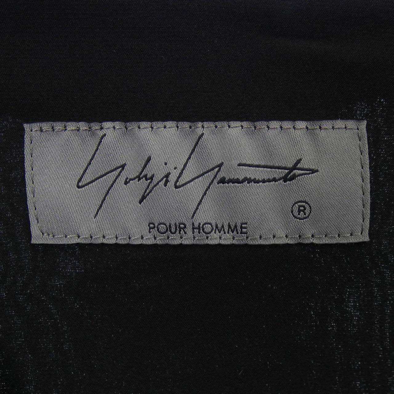 Other Yoji Yamamoto Pool Homme Yohji Yamamoto POUR HOMME S/S Shirt 100% Silk Shirt Textile Tops HG-B27-404 DUTY FREE for USA Size ONE SIZE - 4 Thumbnail