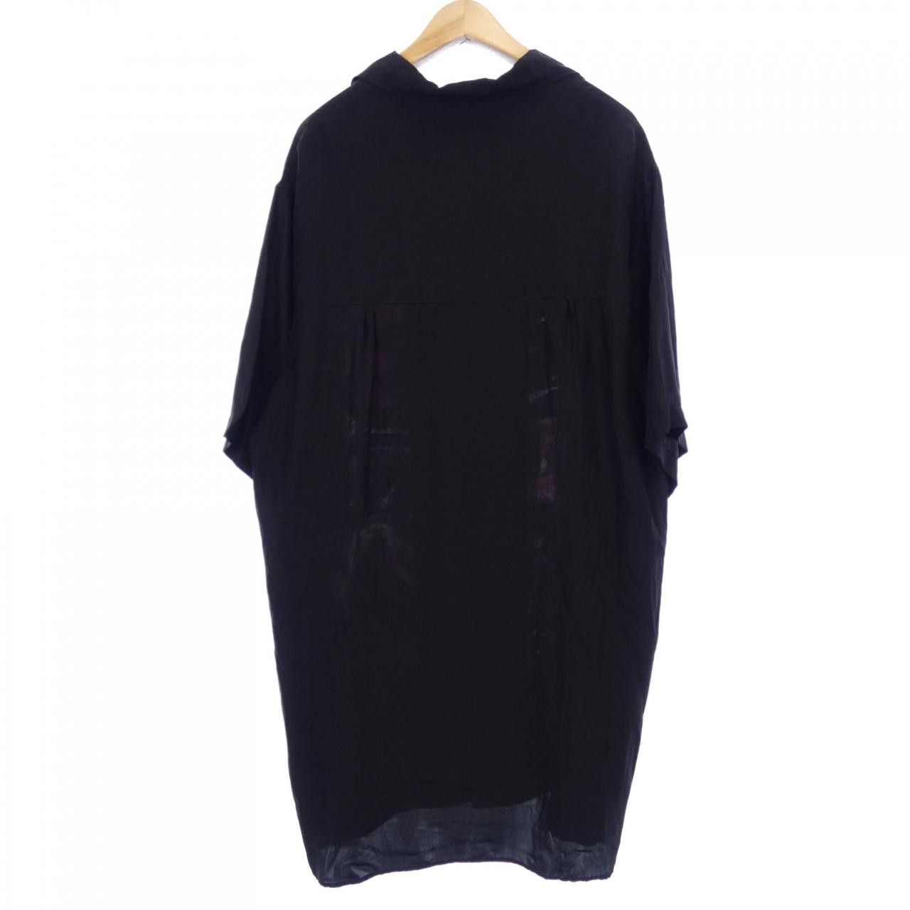 Other Yoji Yamamoto Pool Homme Yohji Yamamoto POUR HOMME S/S Shirt 100% Silk Shirt Textile Tops HG-B27-404 DUTY FREE for USA Size ONE SIZE - 2 Thumbnail