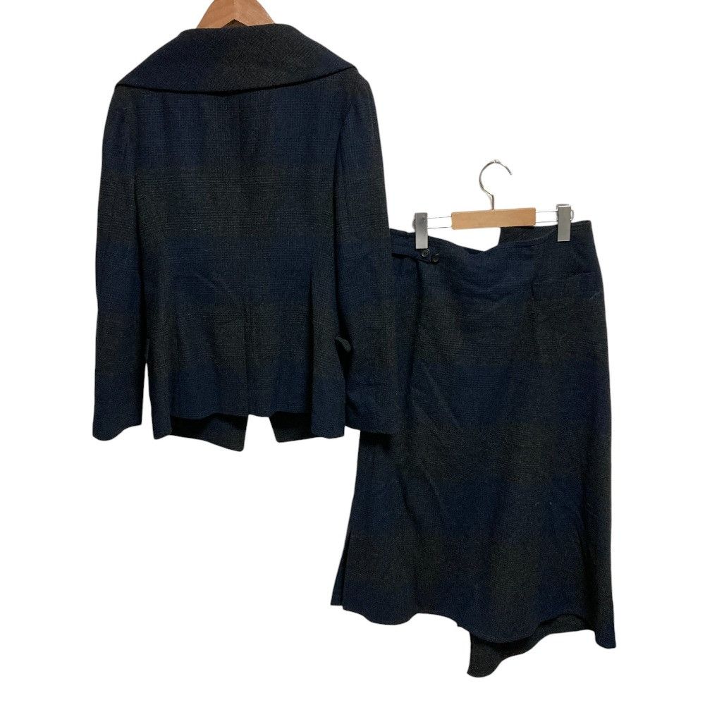 Other Yoji Yamamoto Yohji Yamamoto Check Wool Setup Textile Suits FX-J30-118/FX-S09-118 DUTY FREE for USA Size ONE SIZE - 2 Thumbnail